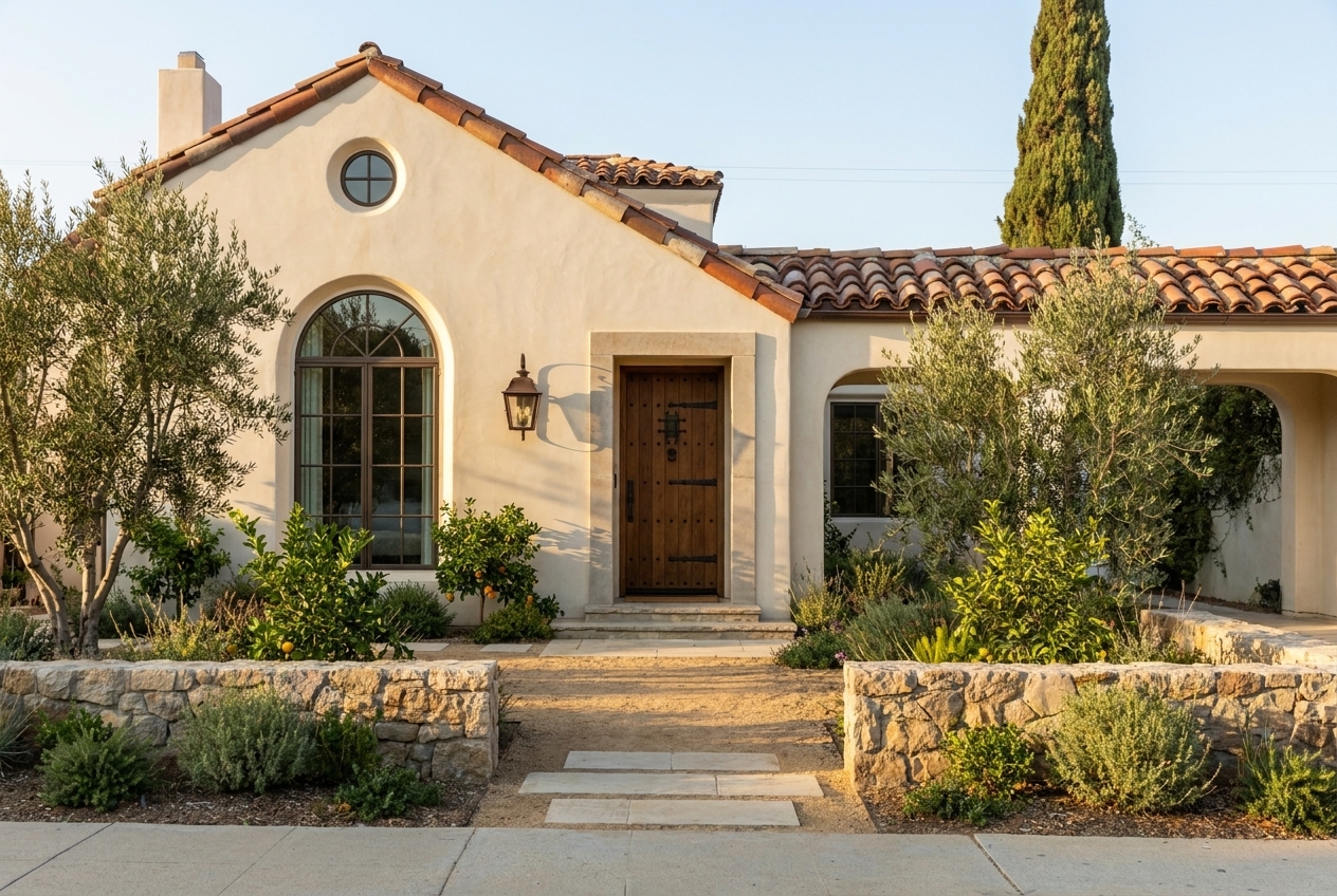Home after — Mediterranean Revival render